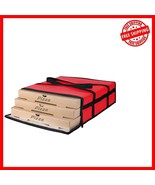 Insulated Pizza Delivery Bag - Large 20x20x6 In. Carrier for Hot Food De... - $532.12 MXN