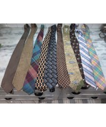 Bulk Neck Tie Lot #13, 10 Men&#39;s Ties Bundle, Assorted Patterns, Wholesal... - $29.70