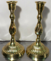 Gorgeous Vintage Solid Brass Candle Stick Holder - 6 inch tall - £15.90 GBP