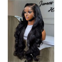 200% Body Wave 13x4 Lace Frontal Human Hair Natural Color 22inches Unite... - $138.60