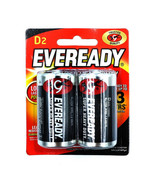 Eveready Super Heavy-duty Battery 1250 D 2pk (Black) - £13.56 GBP