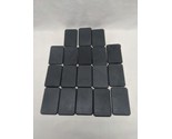 Lot Of (18) Battlefront Gray Miniature Bases 1 1/4&quot; X 2&quot; - $27.71