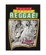 Reggae T Shirt Roots Rockers Reggae Cool Runnings Lion Adult Small Black - $14.03