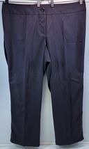 II3) Women's Black Work Uniform Dress Pants Size 22W Inseam 28 - $7.91
