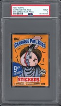 1987 Topps GPK OS9 Garbage Pail Kids 9th Series 9 Card Wax Pack PSA 9 MINT - £142.44 GBP