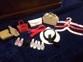 1960&#39;s Barbie Shoes Purses Hat Belt Lot - $55.00