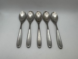 Set of 5 Retroneu 18/10 Satin Stainless Steel CONTOUR Teaspoons - $259.99