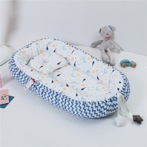 Baby Newborn Sleeping Nest Bedding Fence blue moon - £43.31 GBP