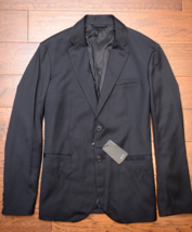 Armani Exchange A|X $250 Men&#39;s Black Edge Trim Sport Coat Blazer 40 - $76.22