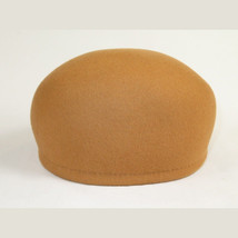Men Fashion Classic Flannel Wool Ascot Ivy Hat Bruno Capelo Tyson TY103 Camel image 4