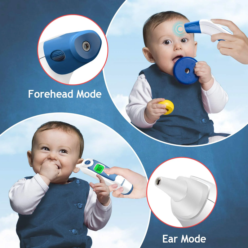 Forehead and Ear Thermometer for Baby, Fast Reading with Fever Alarm & Memories  Item image 5