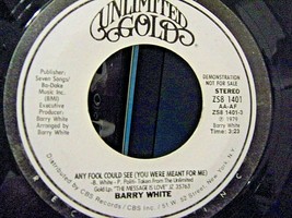 Barry White-Any Fool Could See(You Were Meant For Me)-1979-EX  *Promo - £3.17 GBP