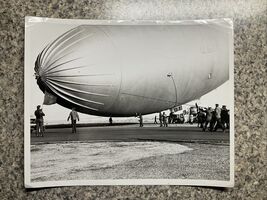 US NAVY Blimp Zeppelin K-class AIRSHIP SQUADRON FOUR OFFICIAL USN PHOTO ... - $98.98