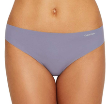 Calvin Klein Silverlock Invisibles Thong Panty Sz XS BLUE GRANITE D3428 NWT - £8.14 GBP