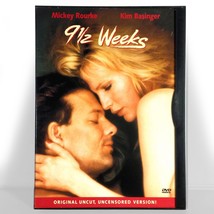 9 1/2 Weeks (DVD, 1986, Uncut, Uncensored, Snapper Case)  Kim Basinger - £11.16 GBP