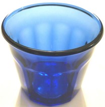 80s Vintage Cobalt Blue 500 Cristal d&#39;Arques-Durand 10 Paneled High Ball Glasses - £8.13 GBP