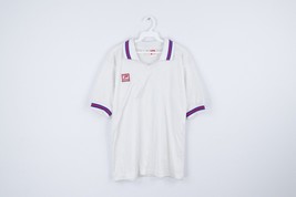 NOS Vintage 70s Patrick Spell Out Short Sleeve Soccer Jersey White Mens XL USA - £35.01 GBP