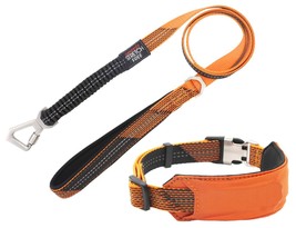 Pet Life &#39;Geo-prene&#39; 2-in-1 Shock Absorbing Neoprene Padded Reflective Dog Leash - £30.78 GBP