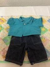 Vintage Cabbage Patch Kids Jeans &amp; Shirt For CPK Boy Doll KT Factory - £51.00 GBP