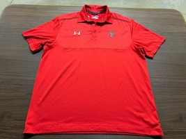 Texas Tech Red Raiders Men’s Short-Sleeve Polo Shirt - Under Armour - Medium - £14.15 GBP