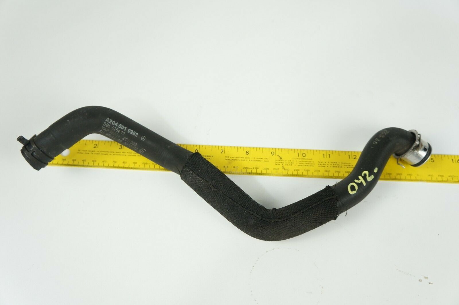 08-2014 mercedes w204 c300 c350 c250 coolant overflow tank reservoir bot... - $33.87