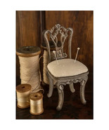 Darling Victorian Reproduction Chair Sewing Pincushion, Needle Holder fo... - $459.42 MXN
