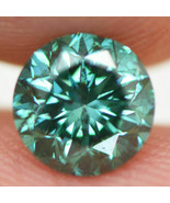 Loose Green Diamond Round Shaped Fancy Color SI2 Certified Enhanced 0.98... - £531.16 GBP
