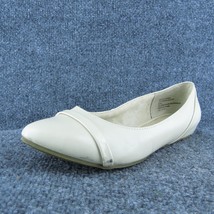 Cliffs by White Mountain Playdate Women Flat Shoe Beige Synthetic Slip On Sz 8.5 - £19.73 GBP