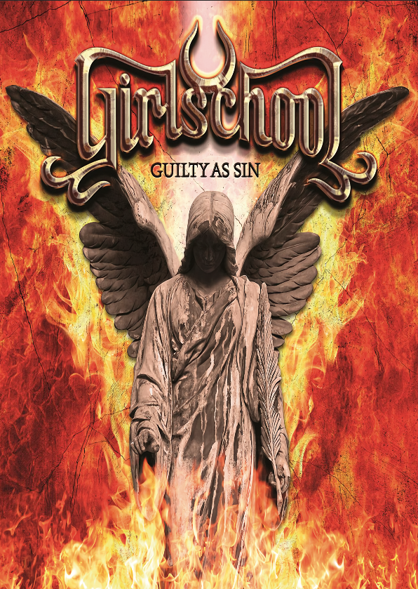 GIRLSCHOOL Guilty as Sin FLAG CLOTH POSTER BANNER CD HEAVY METAL - $20.00