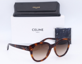 New Celine Cl 40169I 53F HAVANA/BROWN Gradient Lenses Authentic Sunglasses 54-20 - £279.63 GBP