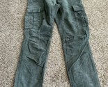 ovs cargo corduroy girls pants size 14 Olive Green Utility Adjustable Slim - $16.82
