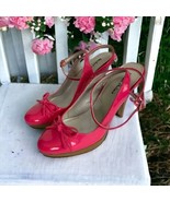 Michael Antonio Womens Pink Shoes Size 7.5 Pumps Heels Shoes Ankle Strap - £17.67 GBP