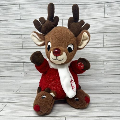 Dan Dee Christmas Rudolph the Red Nosed Reindeer Musical 2021 Plush Stuffed 12" - £12.60 GBP