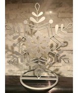 Yankee Candle - Snowflake - Standing Votive Holder - Very Hard To Find!  - $24.65