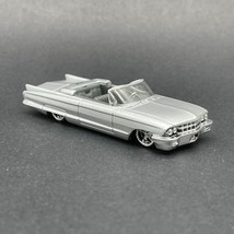 Jada Dub City 1962 &#39;62 Cadillac Convertible Series 62 Silver Diecast Car 1/64 - £27.79 GBP