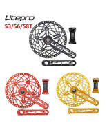 Litepro Elite MTB Folding Bicycle Hollow One-Integrated Crankset Single ... - £62.16 GBP