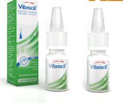 2 pack Vibrocil Nasal Spray x15 ml-inflammatory diseases of the nasal an... - £24.74 GBP