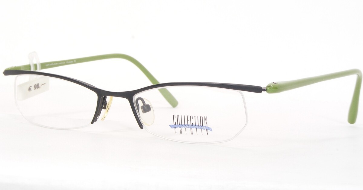 Colección Creativ 666 388 Negro Mate / Verde Gafas Únicas 49-17-135 (Notas) - $41.57