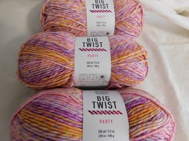 Big Twist Party Jelly Beans lot of 3 Dye lot CNE1223038 - £15.00 GBP