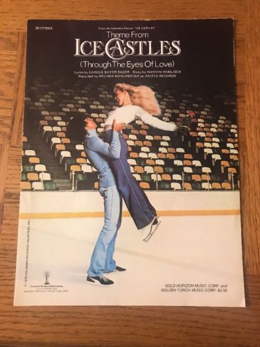Ice Castles (1978) Sheet Music Through The Eyes Of Love Robbi Benson M H... - $14.73