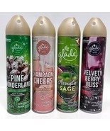 LOT 4 S.C.Johnson Glade Scented Air Freshener Spray Multi-Scents Elimina... - $39.59
