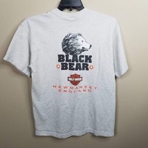 Harley Davidson Black Bear New Market England T Shirt Size Large Vintage... - £19.60 GBP