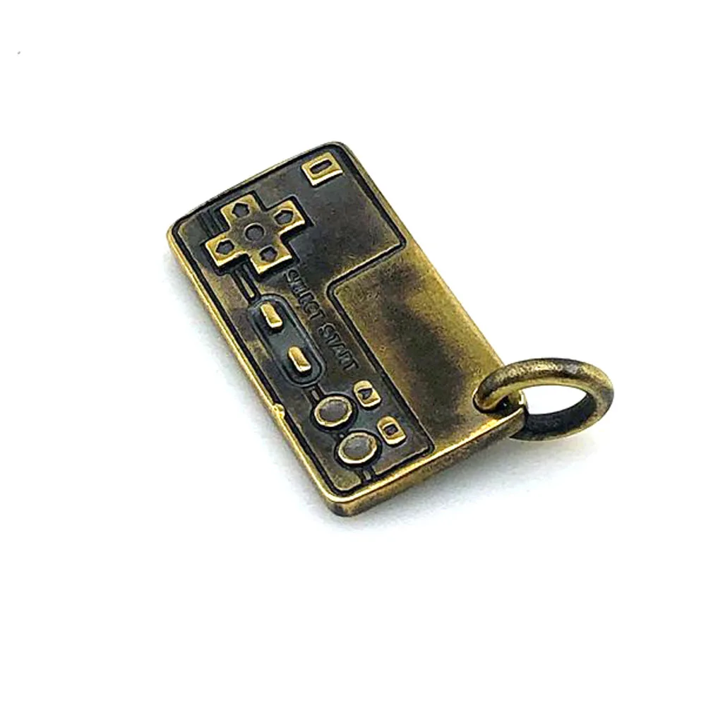 EDC Brass Classic Game Controllers Model Little Pendant Outdoor Tool Acc... - £9.15 GBP