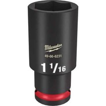 Milwaukee Tool 49-66-6231 1/2&quot; Drive Deep Impact Socket 1 1/16 In Size, ... - $28.99