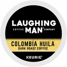 LAUGHING MAN COLOMBIA HUILA DARK ROAST COFFEE KCUPS 10CT - $16.49