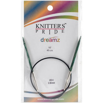 Knitter&#39;s Pride-Dreamz Fixed Circular Needles 16&quot;-Size 4/3.5mm - £13.92 GBP
