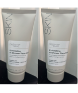 2X Believe Beauty Exfoliating In Shower Face Mask W/ Apricot &amp; White Peo... - $24.25 CAD