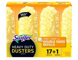 Swiffer Duster  360° Heavy Duty Dusting Kit, 1 Handle + 17 Refills Free ... - £20.89 GBP