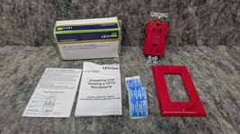 Leviton 20A 125V SmartlockPro Slim Self-Test GFCI Receptacle, Hospital G... - $18.99