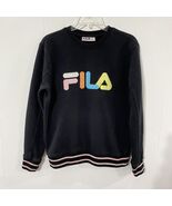 90s Vintage FILA Colorful Logo M Spellout Pullover Crewneck Sweatshirt F... - $14.30